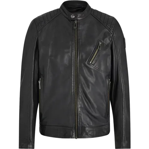 Jackets > Leather Jackets - - Belstaff - Modalova