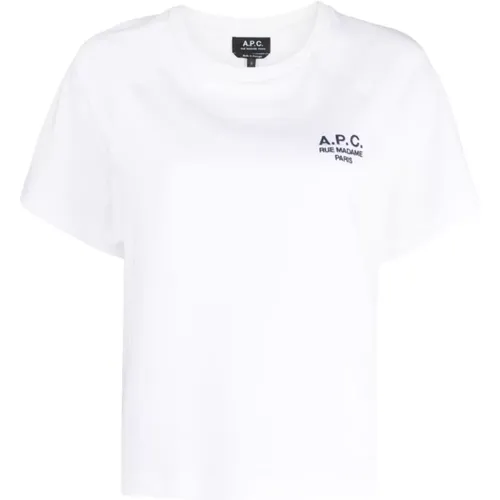 A.p.c. - Tops > T-Shirts - White - A.p.c. - Modalova