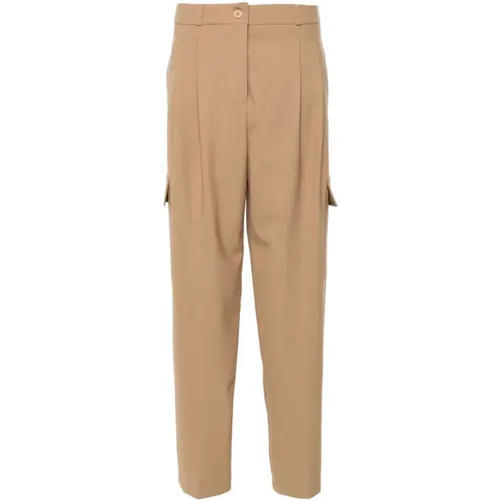 Trousers > Straight Trousers - - Semicouture - Modalova