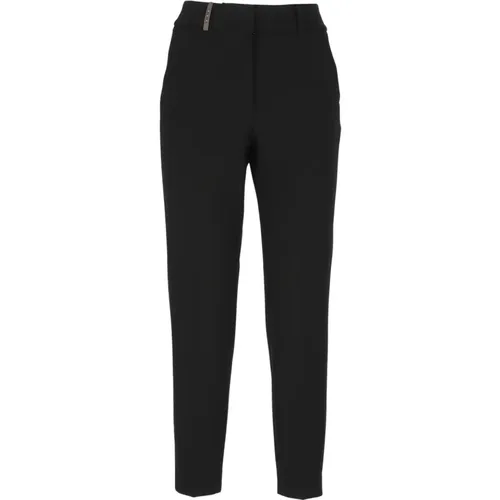 Trousers > Cropped Trousers - - PESERICO - Modalova