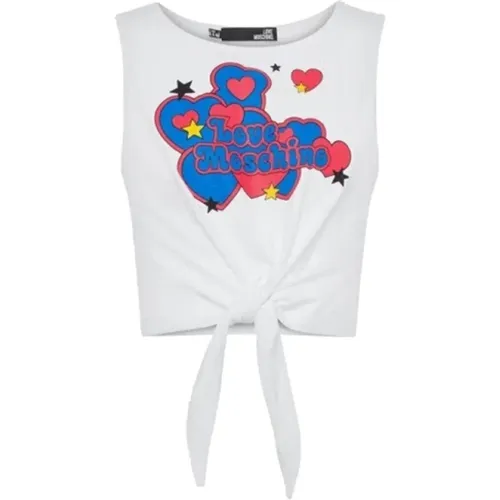 Tops > Sleeveless Tops - - Love Moschino - Modalova