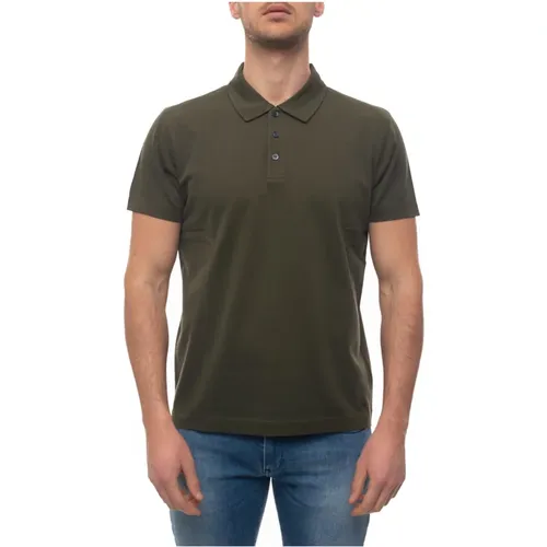 Fay - Tops > Polo Shirts - Green - Fay - Modalova