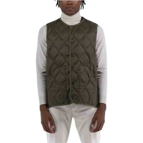 Taion - Jackets > Vests - Green - Taion - Modalova