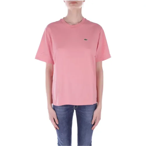 Lacoste - Tops > T-Shirts - Pink - Lacoste - Modalova