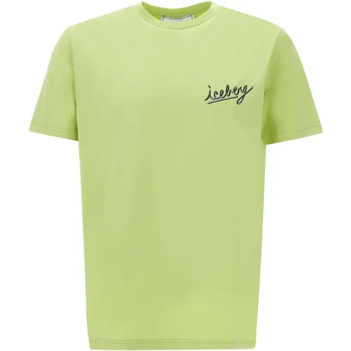 Iceberg - Tops > T-Shirts - Green - Iceberg - Modalova
