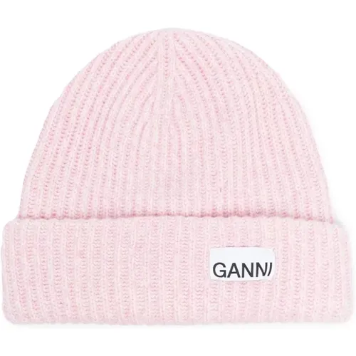 Accessories > Hats > Beanies - - Ganni - Modalova