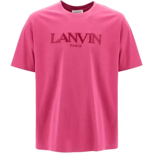 Lanvin - Tops > T-Shirts - Pink - Lanvin - Modalova