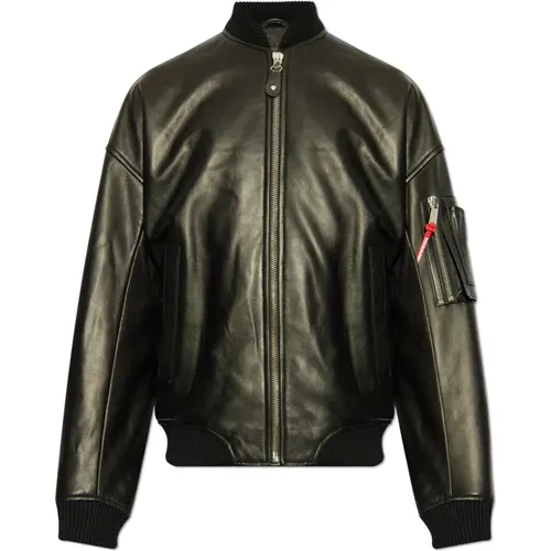 Jackets > Leather Jackets - - Dsquared2 - Modalova