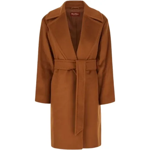 Coats > Belted Coats - - Max Mara Studio - Modalova