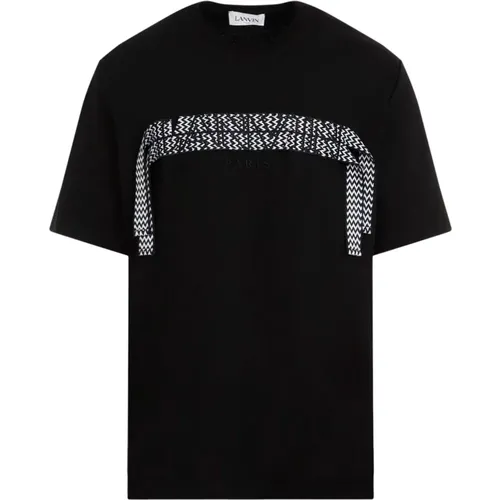 Lanvin - Tops > T-Shirts - Black - Lanvin - Modalova