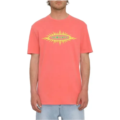 Volcom - Tops > T-Shirts - Pink - Volcom - Modalova