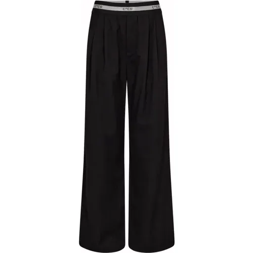 Trousers > Wide Trousers - - Co'Couture - Modalova