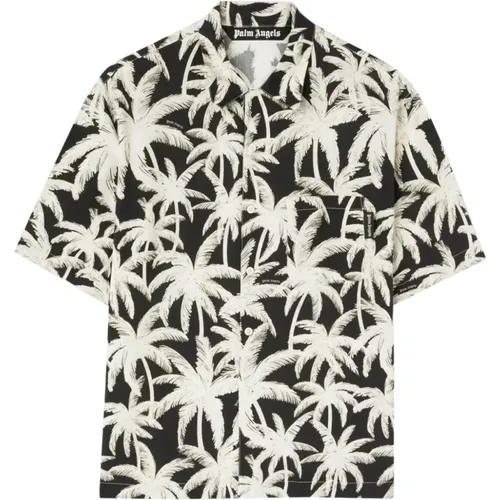 Shirts > Short Sleeve Shirts - - Palm Angels - Modalova