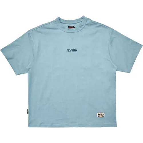 Evisu - Tops > T-Shirts - Blue - Evisu - Modalova