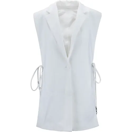 Dondup - Jackets > Vests - White - Dondup - Modalova