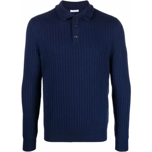 Malo - Tops > Polo Shirts - Blue - Malo - Modalova