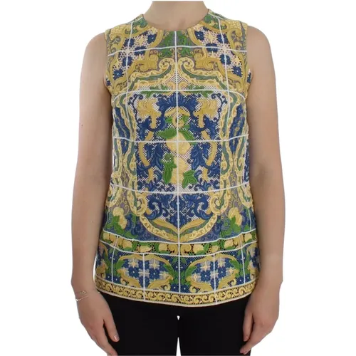 Tops > Sleeveless Tops - - Dolce & Gabbana - Modalova