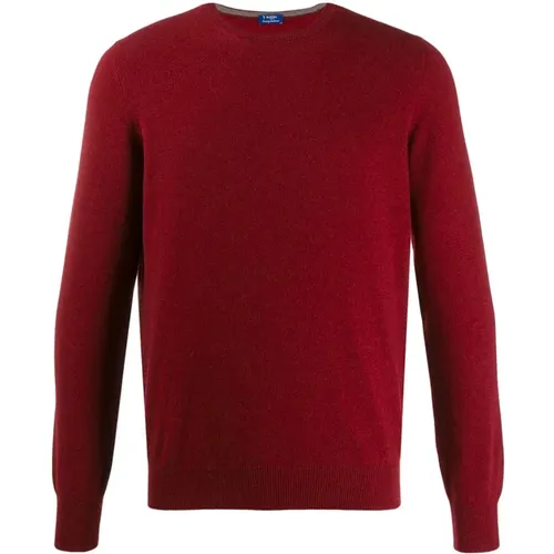 Knitwear > Round-neck Knitwear - - Barba - Modalova