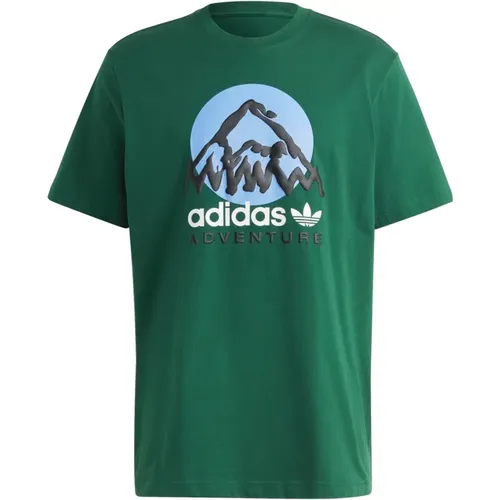 Adidas - Tops > T-Shirts - Green - Adidas - Modalova