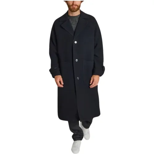 Coats > Single-Breasted Coats - - Officine Générale - Modalova