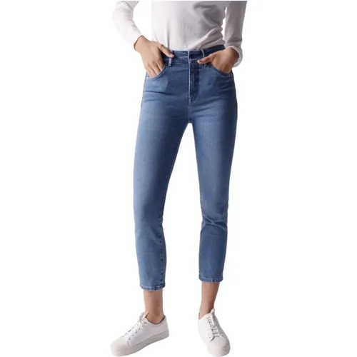 Jeans > Cropped Jeans - - Salsa - Modalova