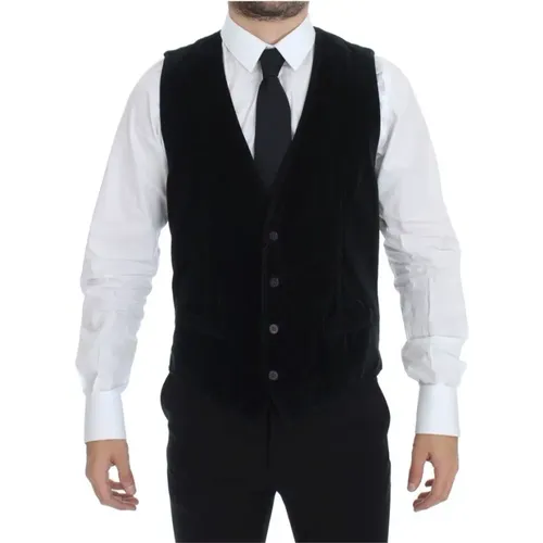 Suits > Suit Vests - - Dolce & Gabbana - Modalova