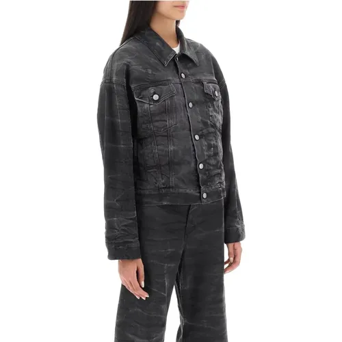 Jackets > Denim Jackets - - MM6 Maison Margiela - Modalova