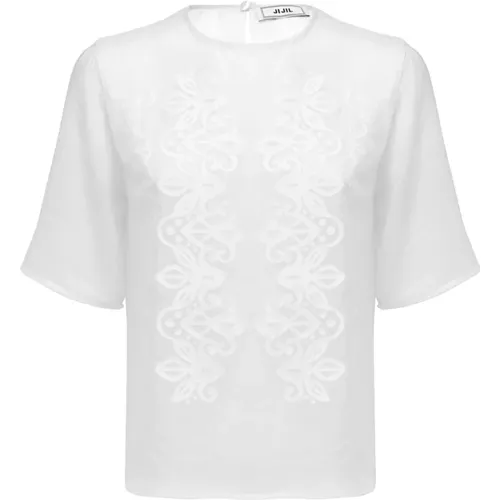 Jijil - Tops > T-Shirts - White - Jijil - Modalova