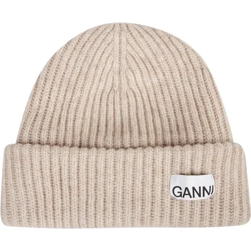 Accessories > Hats > Beanies - - Ganni - Modalova