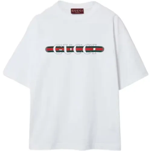 Gucci - Tops > T-Shirts - White - Gucci - Modalova