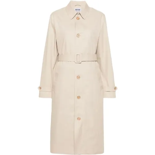 Coats > Trench Coats - - Moschino - Modalova