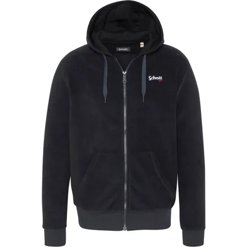 Sweatshirts & Hoodies > Zip-throughs - - Schott NYC - Modalova