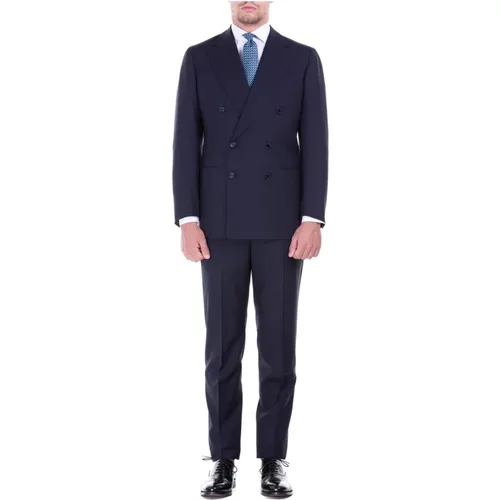 Suits > Suit Sets > Double Breasted Suits - - Cesare Attolini - Modalova