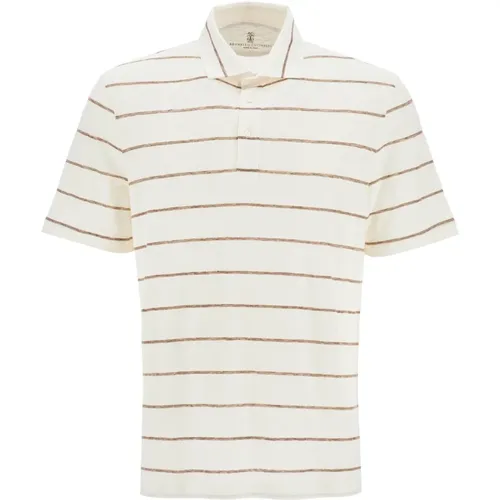 Tops > Polo Shirts - - BRUNELLO CUCINELLI - Modalova