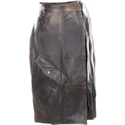 Skirts > Leather Skirts - - Hést - Modalova