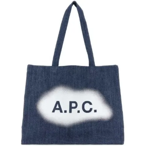 A.p.c. - Bags > Tote Bags - Blue - A.p.c. - Modalova