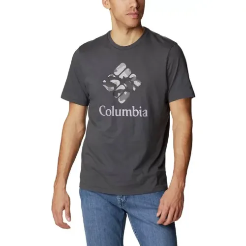 Columbia - Tops > T-Shirts - Gray - Columbia - Modalova