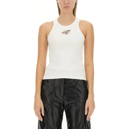 Tops > Sleeveless Tops - - Msgm - Modalova