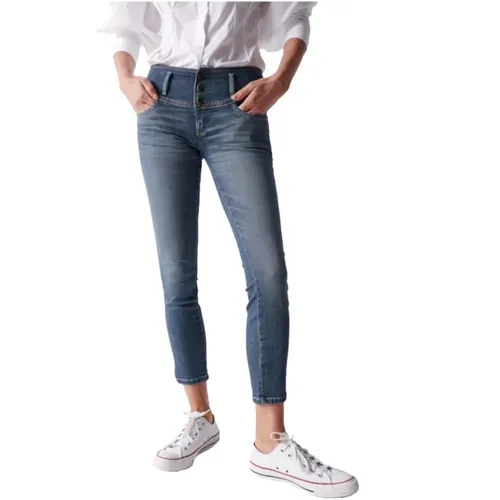 Jeans > Cropped Jeans - - Salsa - Modalova