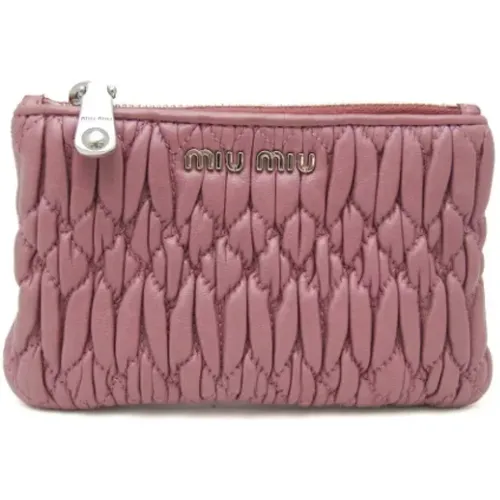 Pre-owned > Pre-owned Accessories > Pre-owned Wallets - - Miu Miu Pre-owned - Modalova