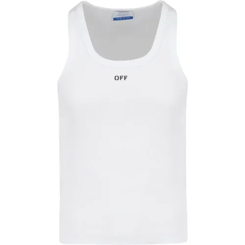 Off - Tops > Sleeveless Tops - - Off White - Modalova