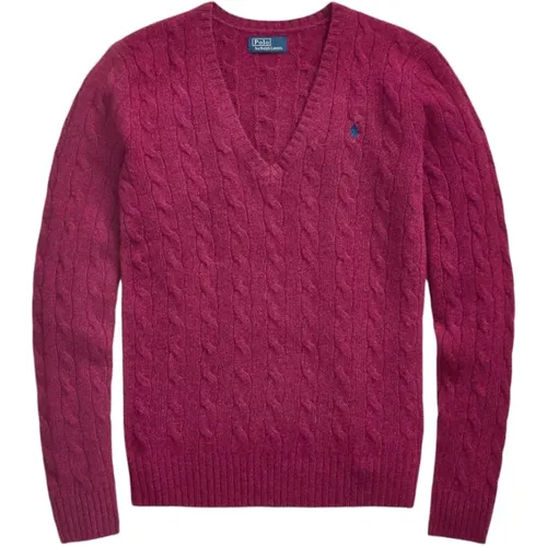 Knitwear > V-neck Knitwear - - Polo Ralph Lauren - Modalova