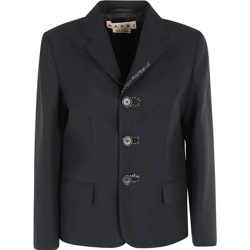 Marni - Jackets > Blazers - Blue - Marni - Modalova