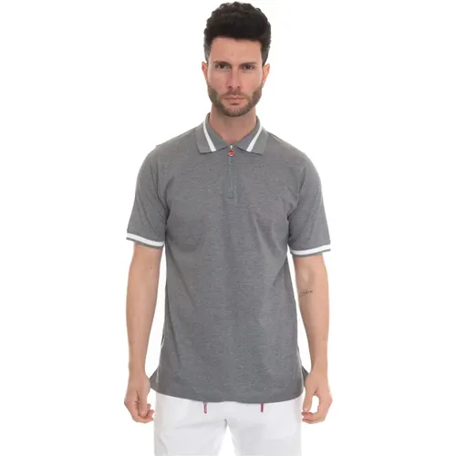 Kiton - Tops > Polo Shirts - Gray - Kiton - Modalova