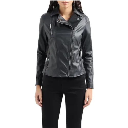 Jackets > Leather Jackets - - Armani Exchange - Modalova