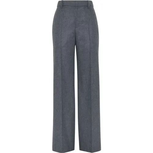 Trousers > Wide Trousers - - BRUNELLO CUCINELLI - Modalova