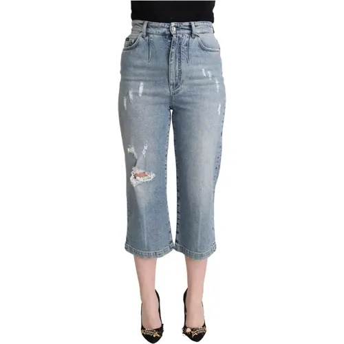 Jeans > Cropped Jeans - - Dolce & Gabbana - Modalova