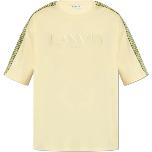 Lanvin - Tops > T-Shirts - Yellow - Lanvin - Modalova