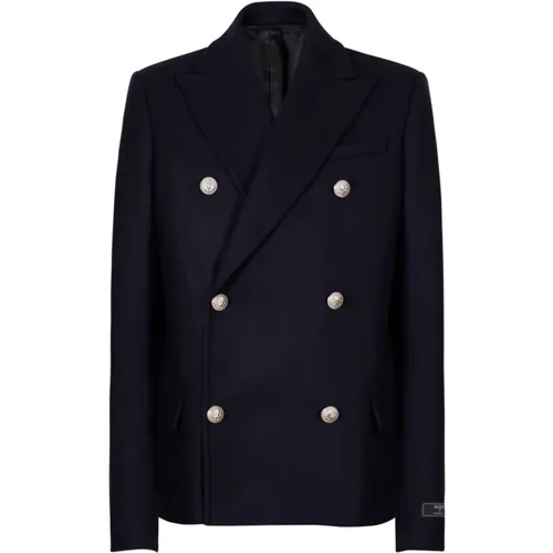 Coats > Double-Breasted Coats - - Balmain - Modalova