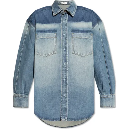 Blouses & Shirts > Denim Shirts - - Victoria Beckham - Modalova